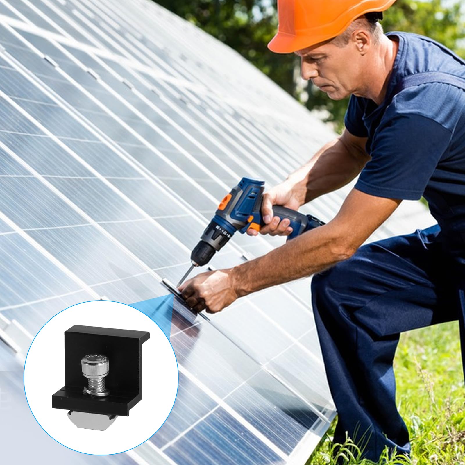 Produktbild von 8er-Set Solarpanel-Halterungen Z-Form – Alu, 30mm Moduldicke, Für Flach- & Schrägdach, Wohnmobil, Yacht & Balkon – Korrosionsbeständig