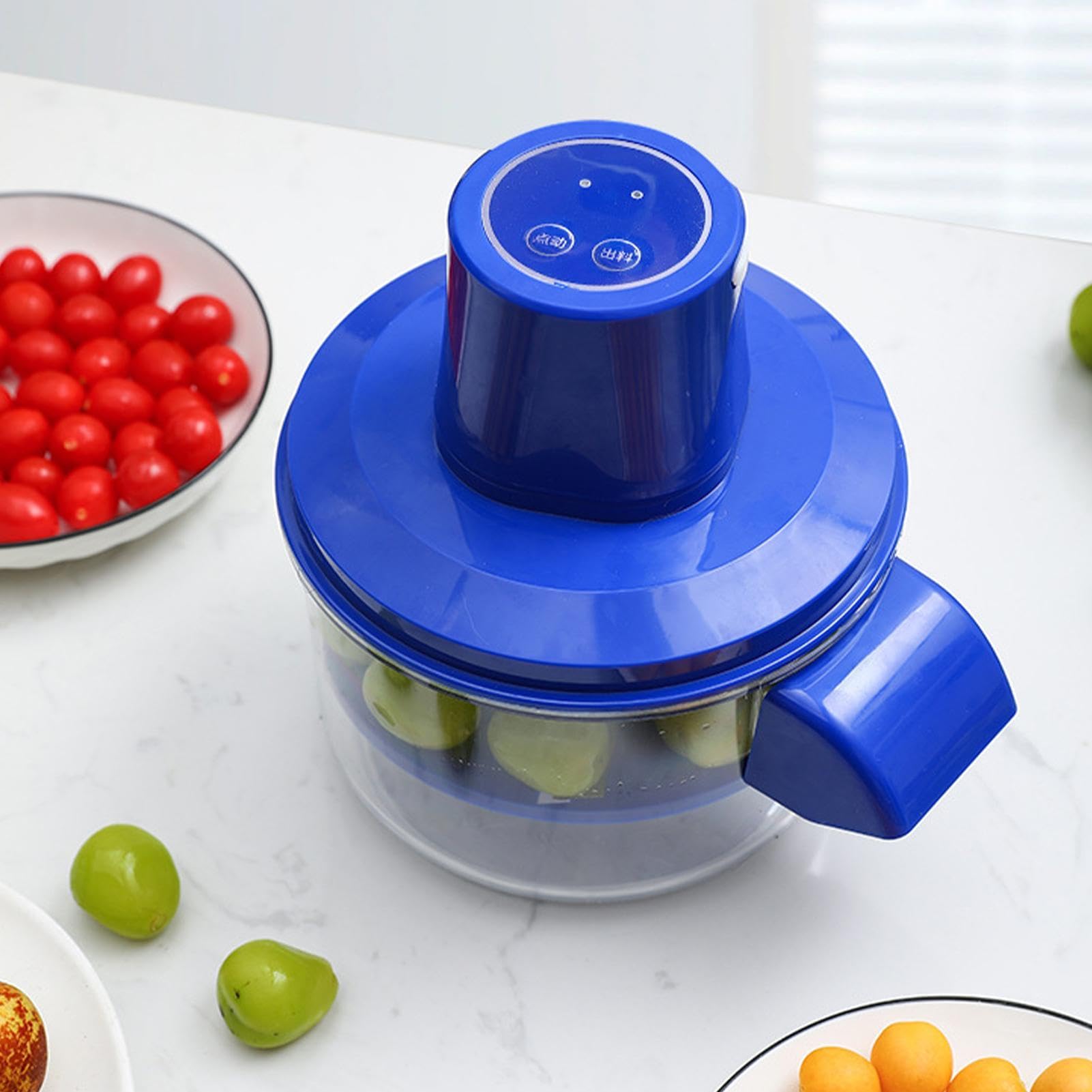 Machine À Éplucher L'Ail 1300 mAh Retire-Peau Portable Et Rechargeable | Éplucheur de Fruits Électrique Pour Raisins, Cerises, Tomates, Cuisine, Pique-Nique, Camping, Réunions Familiales