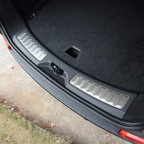 Miniatura 8 de YIWANG 304 - Protector de parachoques para puerta trasera de coche, acero inoxidable, 2 piezas para Land Rover Discovery Sport 2015-2019
