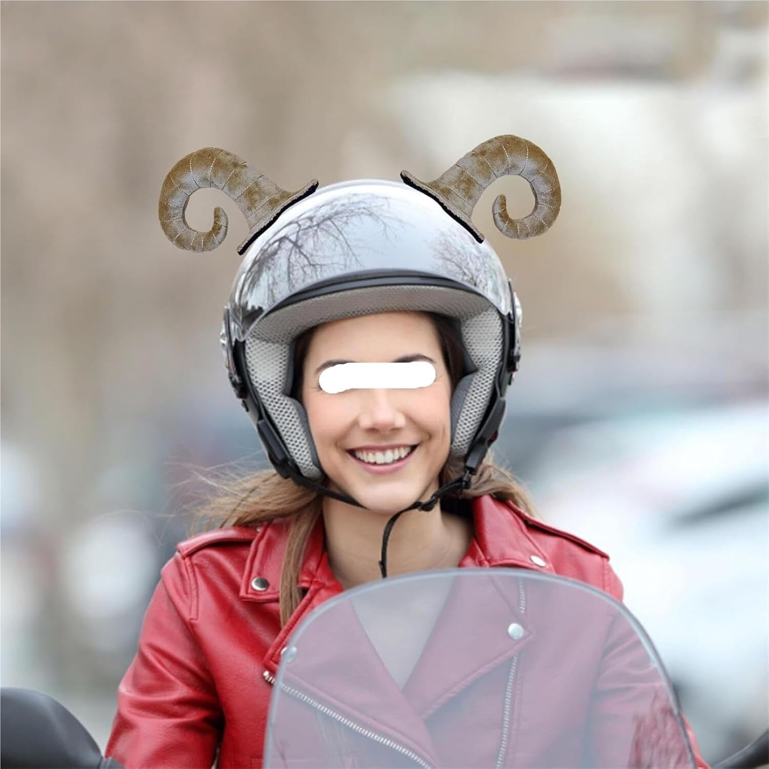 Helmet Devil Horn, Helmet DecorationHard Hat Horns,Small Devil Horns Motorcycle Headpiece Hard Hat Accessories, Multi-Purpose Stylish for Cycling Skiing