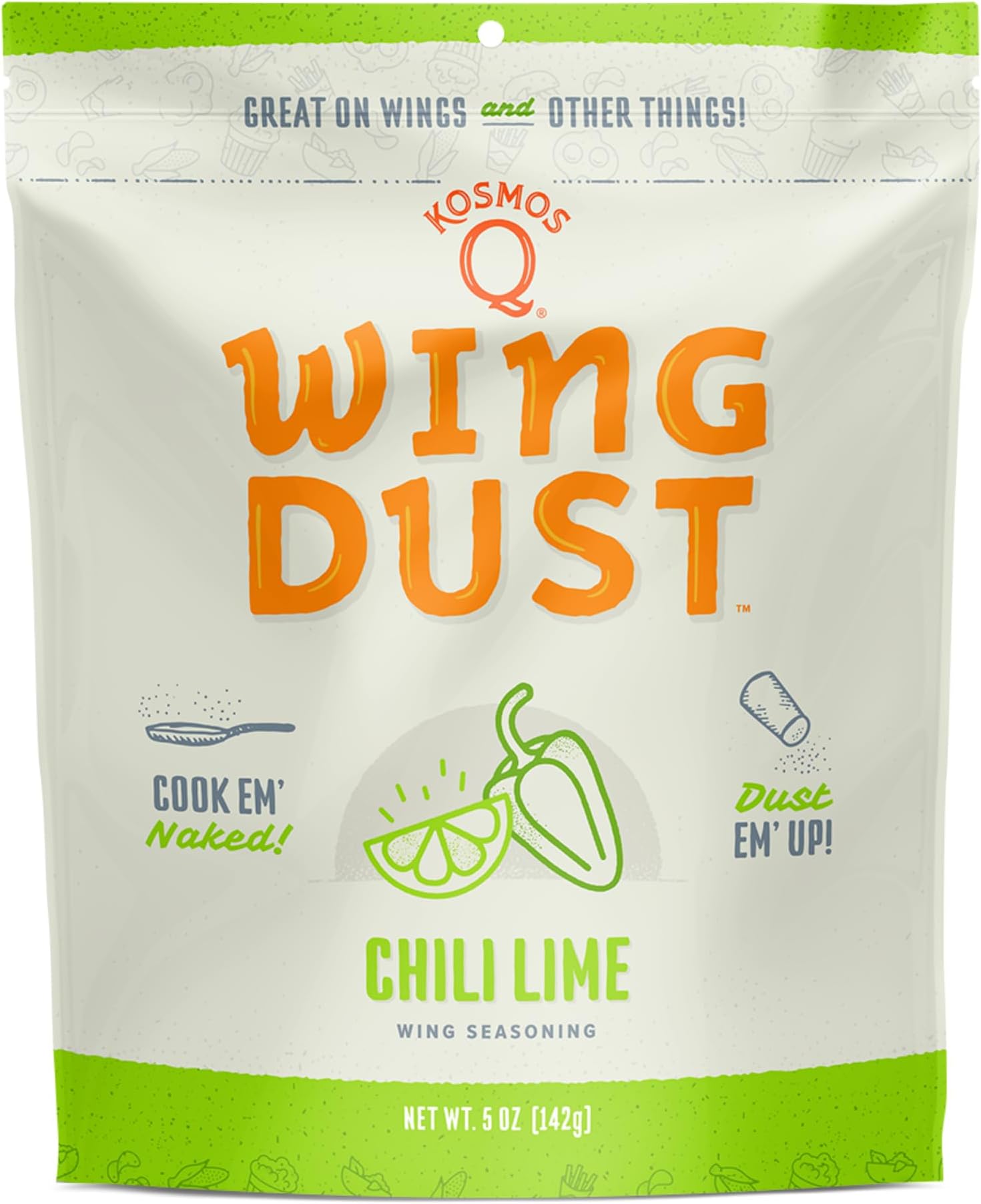 Kosmos Q Chili Lime Wing Dust。