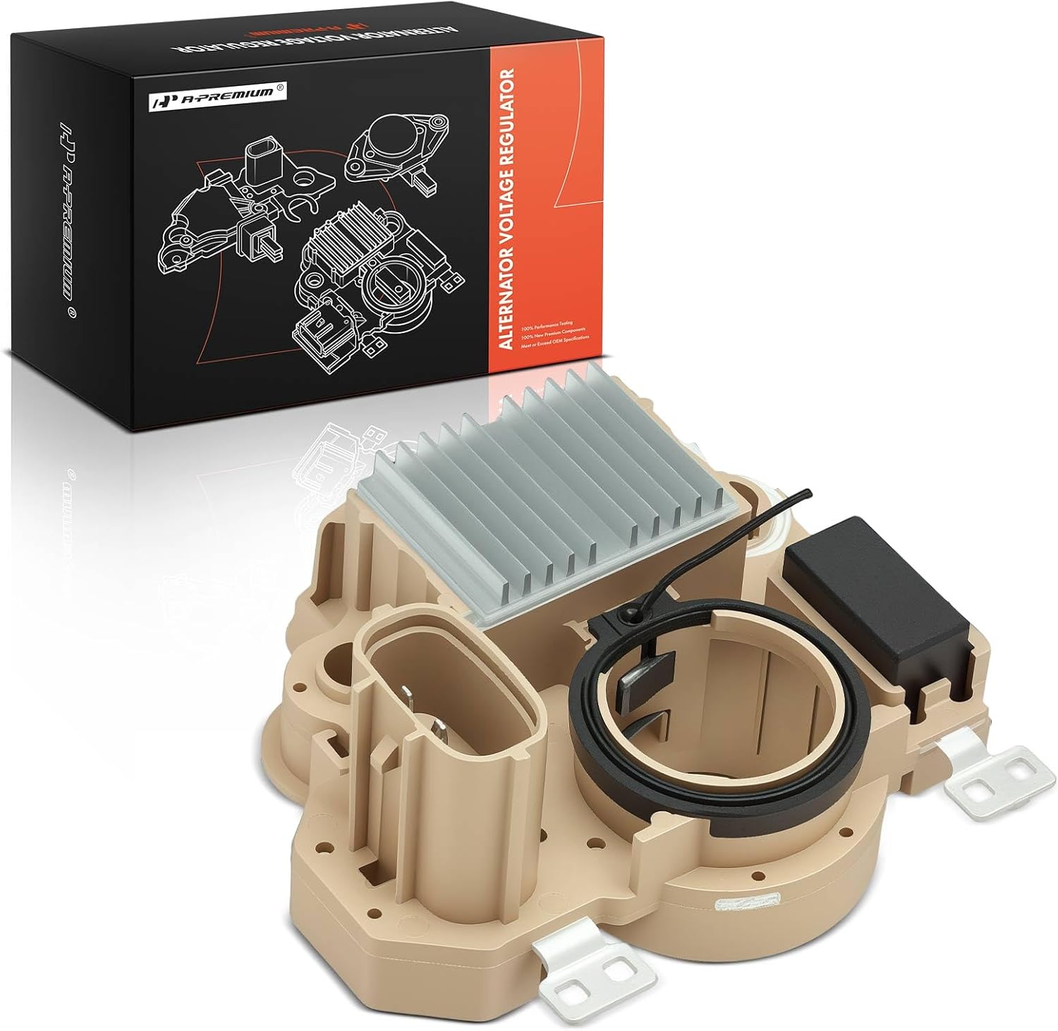 A-Premium Alternator Voltage Regulator Compatible with Suzuki Vitara 1999-2003 & Chevrolet Tracker 1999-2003, 1.6L 2.0L, 14.6V A-Circuit 14.7 Vset