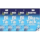 4x Bostik Blu Tack 60g – Original Reusable Adhesive for Home, Office, DIY | Alternative to Pins & Tape | Smart BluHacks Putty