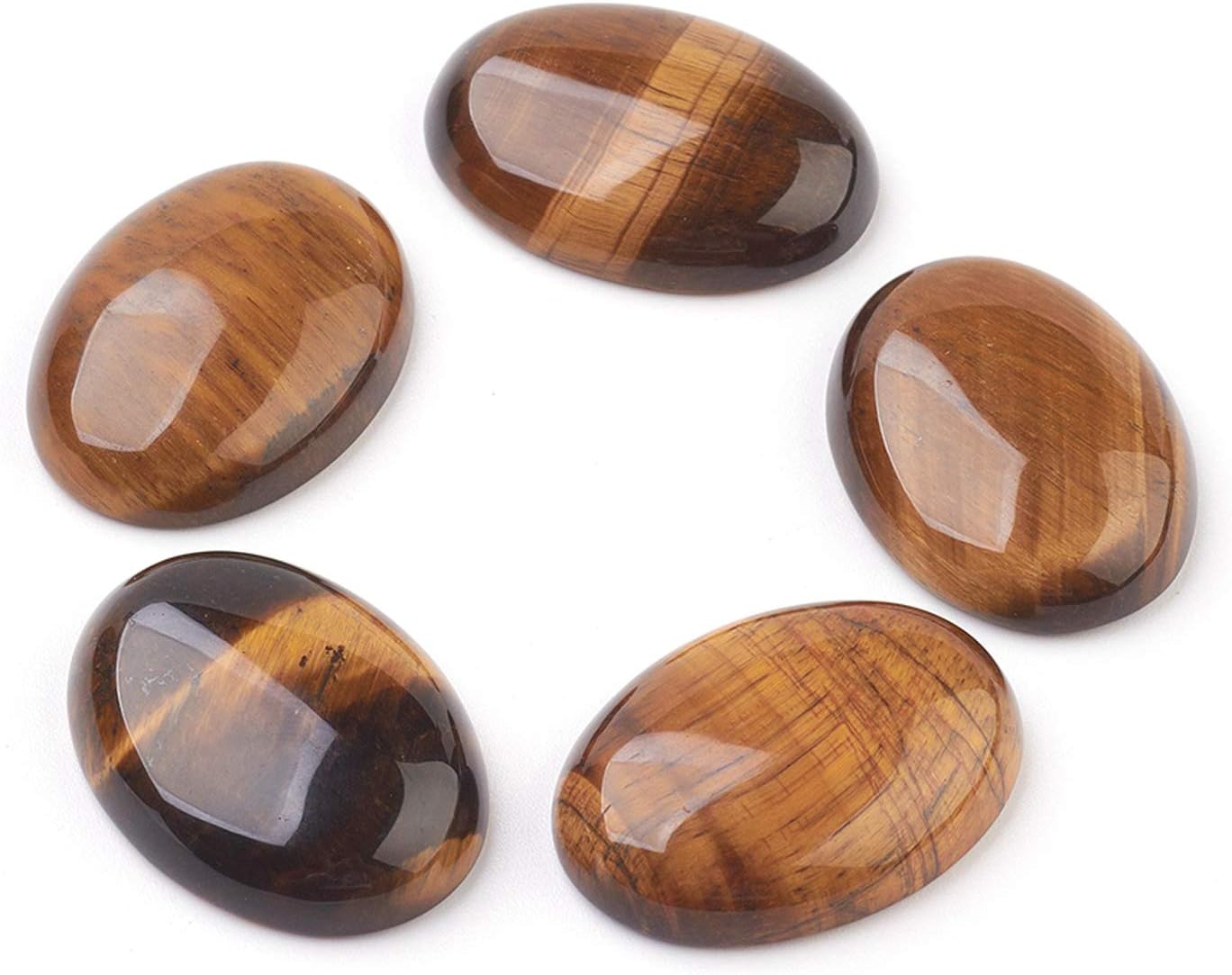 Fashewelry Natural Oval Cameo Cabs Covers Healing Crystal Chakra Gemstone Cabochons