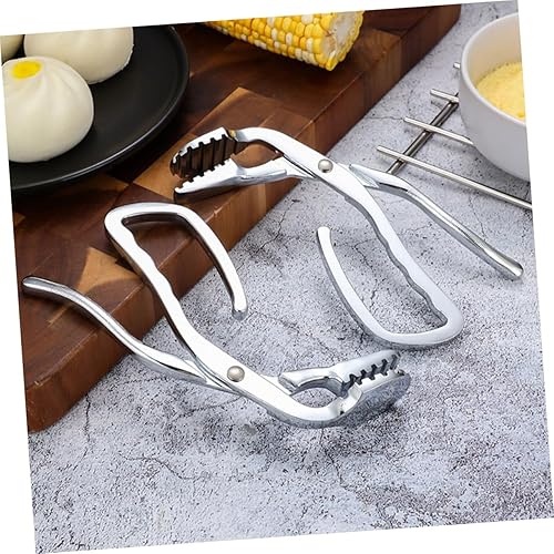 Miniatura 2 de Clip de tazón de aleación de zinc, levantador de platos multifunción, abridor de nuez, accesorio de cocina para manejo seguro de platos calientes,