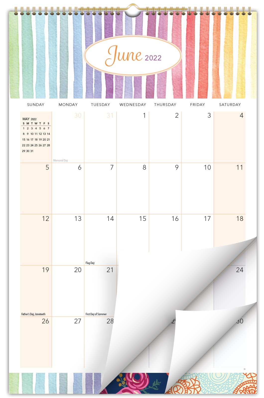 Amazon.com: Global Printed Products 2022-2023 Wall Calendar - 11"x17" -  Colorful, Vibrant, Fun and Fashionable Monthly Calendar (Runs from July  2022 Through December 2023) : Office Products