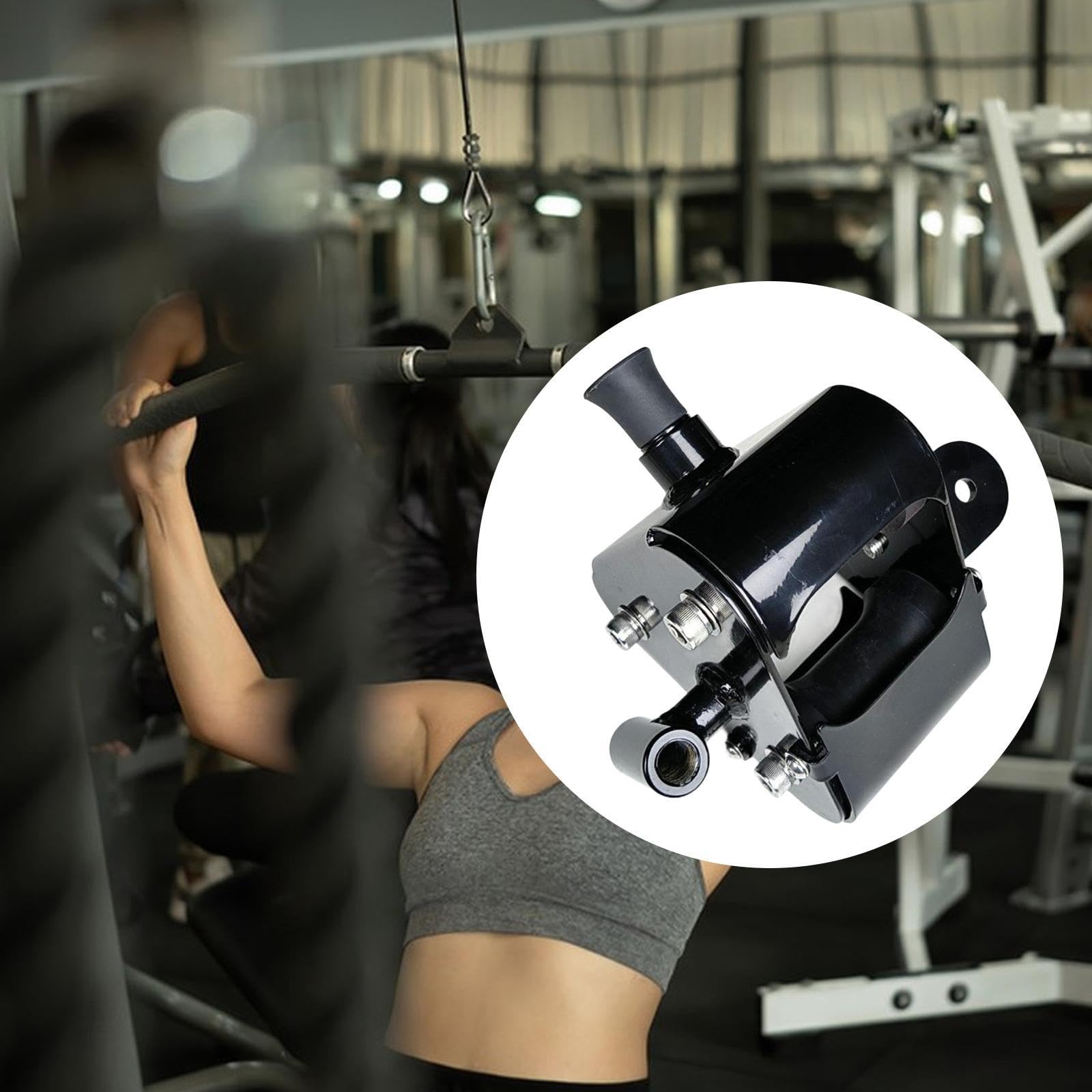 Double Pulley Assembly Fitnessmaschinen Zubehör Kabelsystem Carbonstahl Belastbar Reibungsminimiert für Workout für Fitnesscenter Heimstudios Training