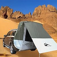 Vista 9 de Carpa Toldo para Auto SUV, UPF 50++ con Bolsa de Almacenamiento Impermeable Portátil, Resistente al Desgarro, Espacio Amplio, Buena Visión