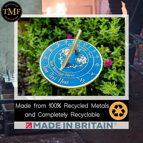 Miniatura 3 de Regalo de reloj de sol de aniversario para cualquier aniversario de boda, Love is 2023, idea de regalo de metal reciclado para decoración del