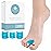 Mind Bodhi Single-Loop Toe Separators 4-Pack: Correcting Bunions and Restoring Toes to Their Original Shape - For Men and Women - Toe Spacers Bunion Corrector - White