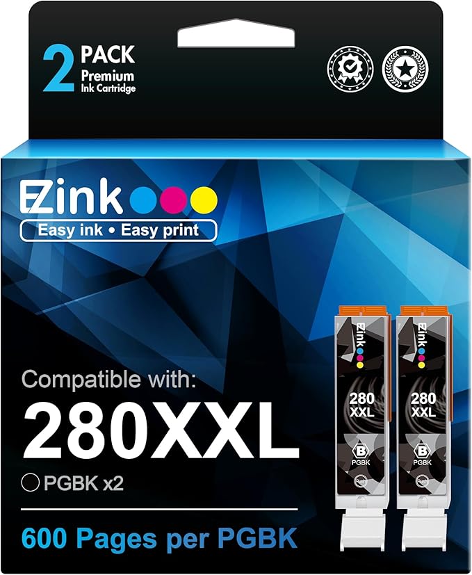 Hi-smartink Per Canon Set 5 Cartucce D'inchiostro Compatibili Canon PGI-280 XXL CLI-281 XXL - Per Stampanti PIXMA TS6320, TS8320, TS702 E Altre Near Me - Foto 9