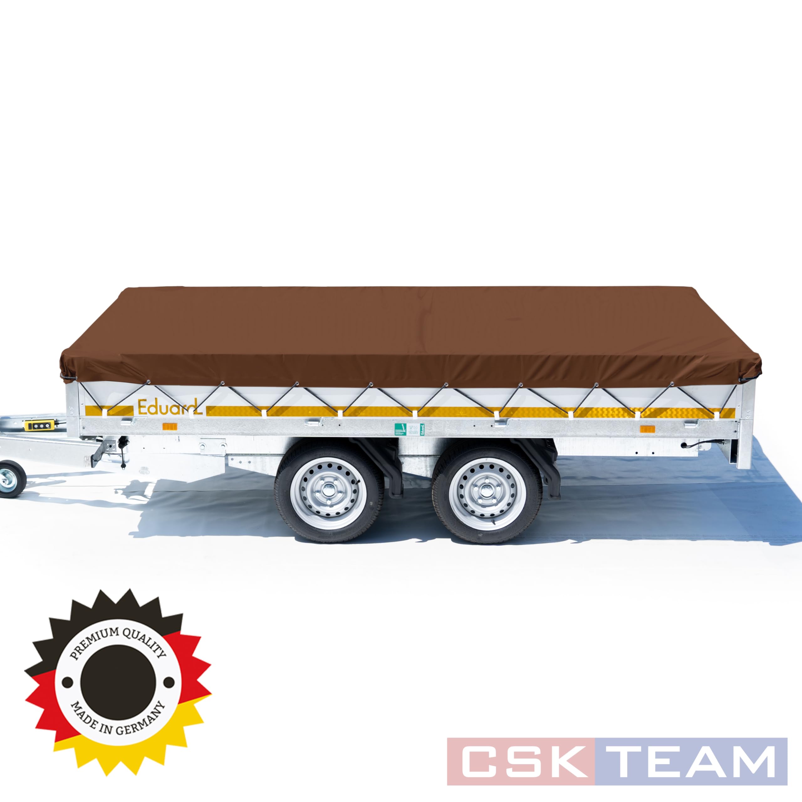 Bâche pour remorque - 311 x 160 cm - Imperméable - Tarp universel pour remorques - 680 g/m²