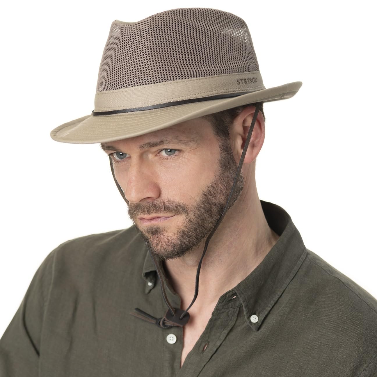 Stetson Takani Safarihut Chapeau Safari Outdoor Knautschbar Filet Coolmax® Coton 100% Unisexe Ete Hiver