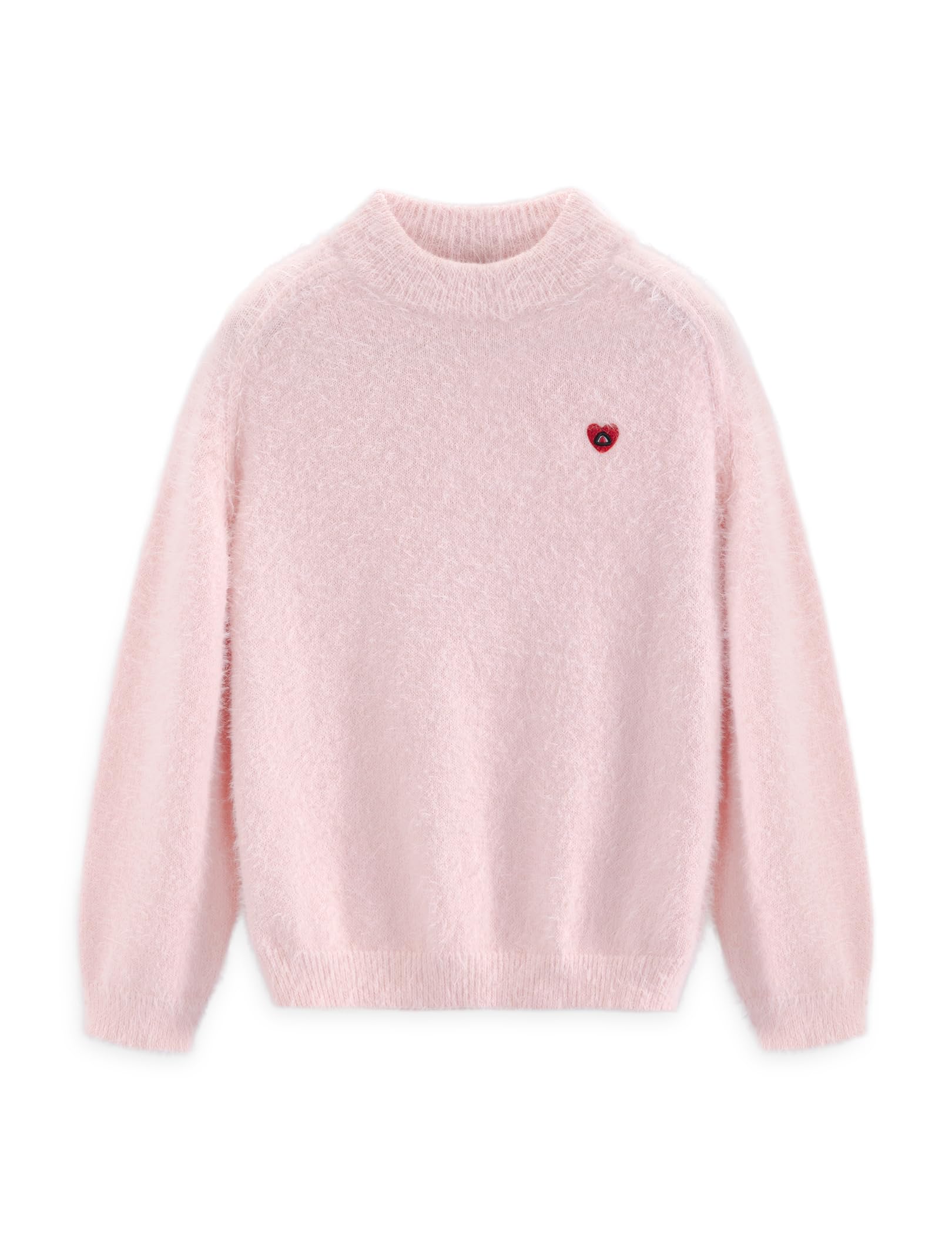 Aelfric Eden Fuzzy Soft Sweaters Mohair Oversized Solid Sweaters Crewneck Knit Casual Pullover 2025 Trendy Outfits