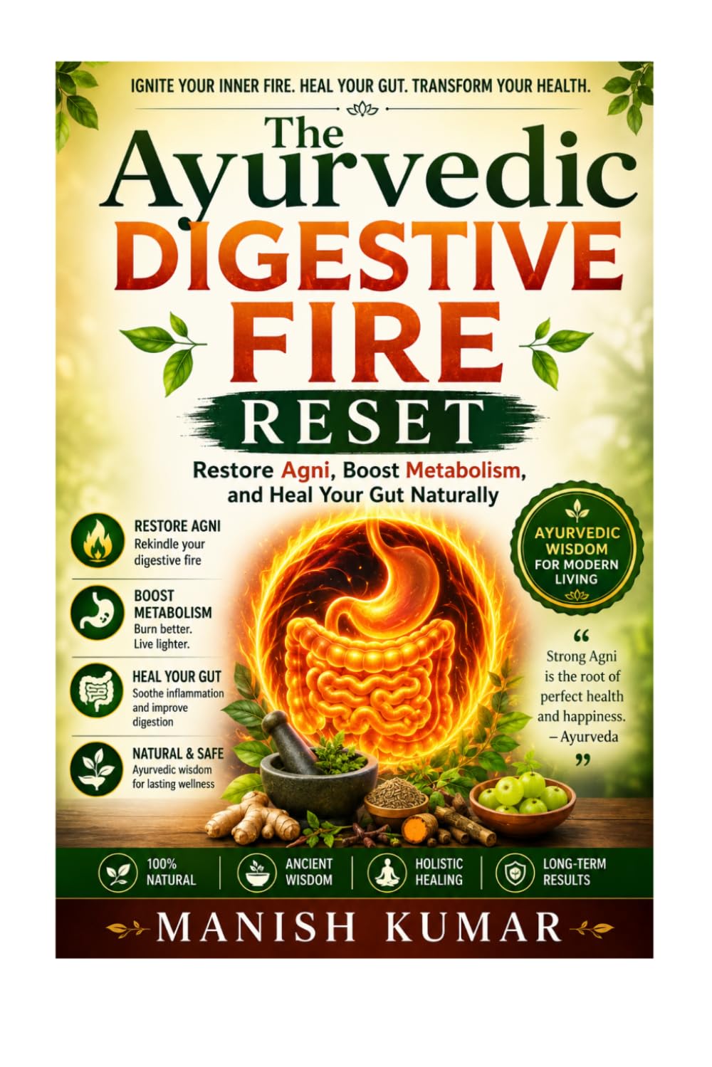 The Ayurvedic Digestive Fire Reset: Restore Agni, Boost Metabolism, and Heal Your Gut Naturally (The Ayurvedic Reset Series)