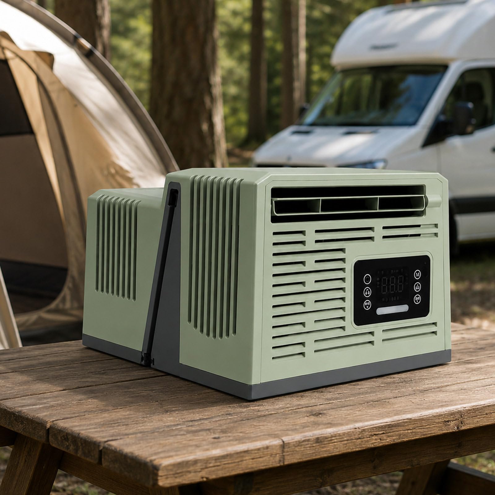 json2xml Exterior Hanging Camping Air Conditioner for Truck Cabs and Tents 48V-Version