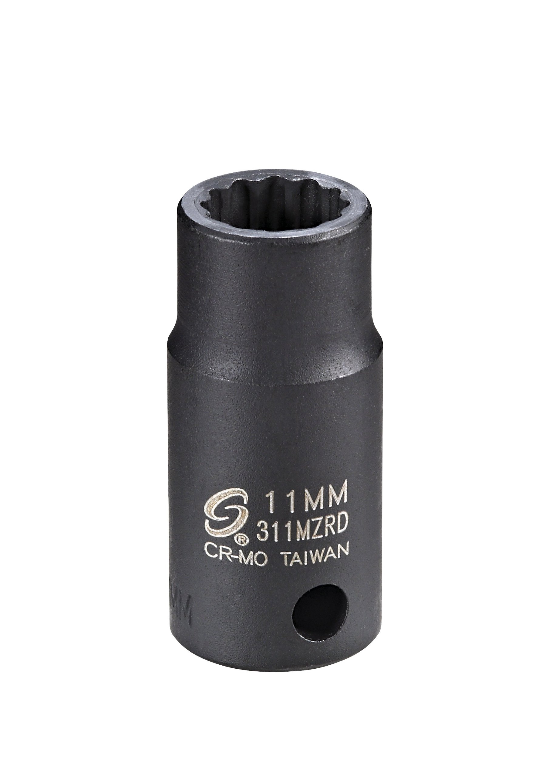 Sunex 311 MZ Steckschlüssel 11mm 12-kant, 3/8" Antrieb – Aus Chrom-Molybdän-Stahl, Für Schrauben Und Muttern
