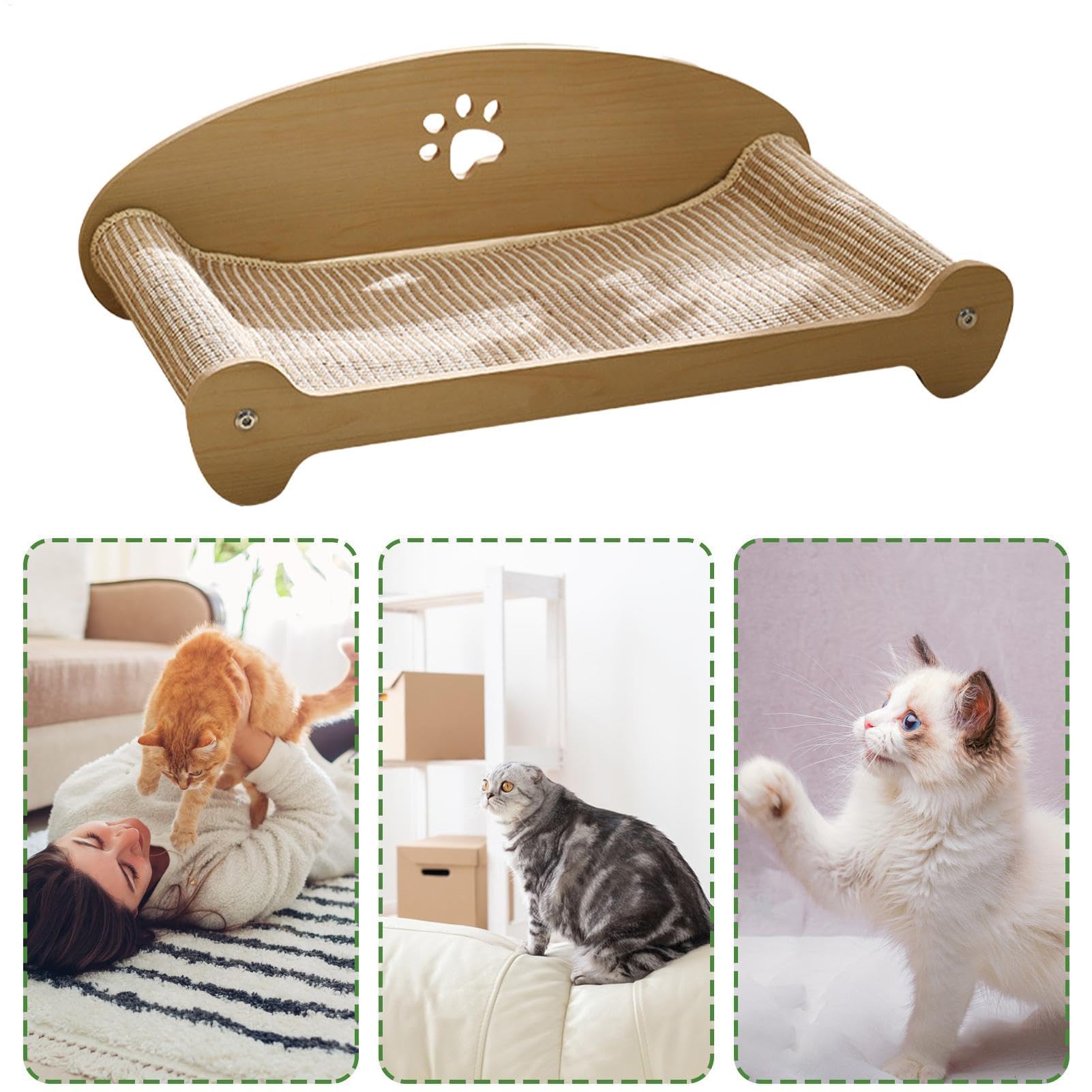 Tiragraffi per gatti per gatti Tiragraffi per gatti Tiragraffi per | gatti Letti Sisal Divano Stile Chaise Longue Sedia Cartone per gatti Antiscivolo Lunga Durata Nartural Sisal Cat