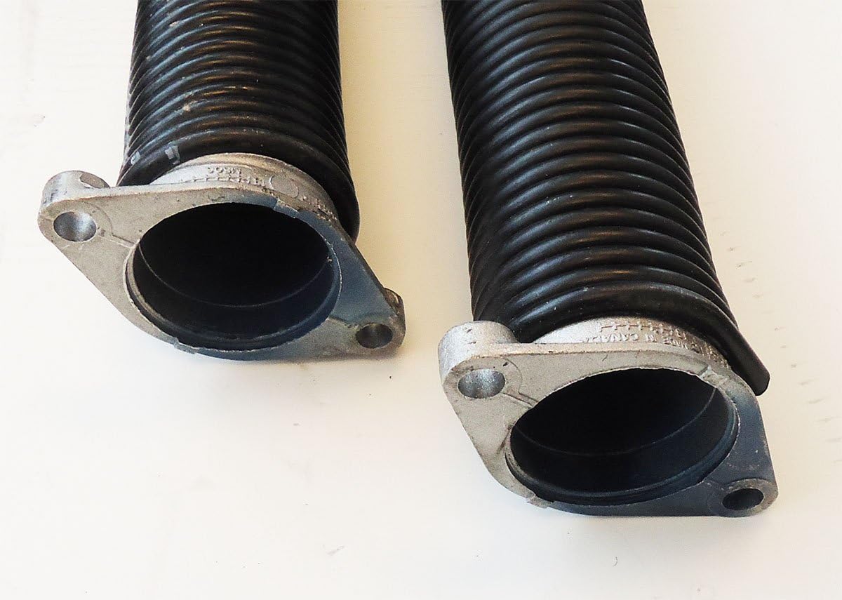 SS Pair of 218 X 2" X 21" - 33" Garage Door Torsion Springs with Winding Bars (21)