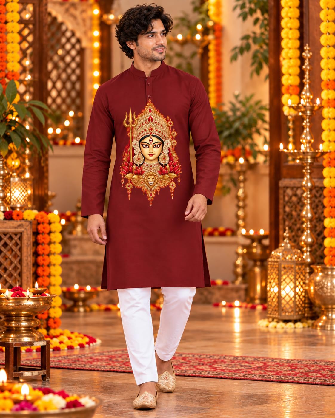 Dussehra Kurta Pyjama Sets for Men