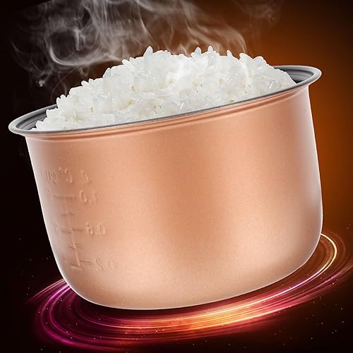 Miniatura 4 de Olla de arroz antiadherente, repuesto para olla de arroz, contenedor de cocción de arroz, ajuste universal, accesorio de cocina fácil de limpiar