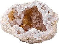 Vista 1 de Natural Agate Geode Slice Quartz Cluster Crystal Points Minerals Specimen High Crystal Cuarzo Cluster/Druzy Natural Reiki Rock Used for Clarity and
