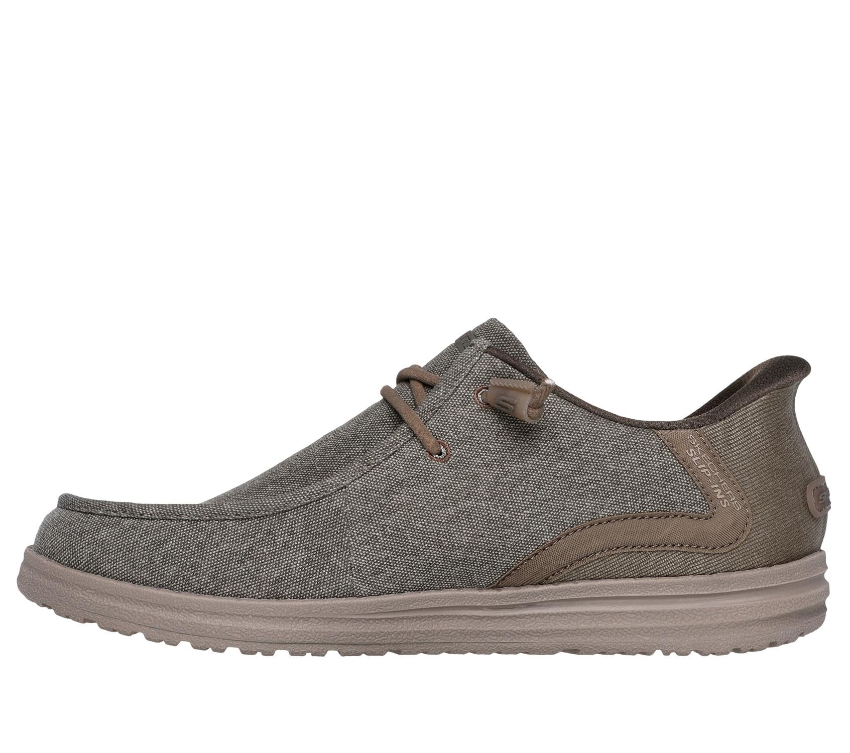Skechers USA Men's Men's Melson-Coronado Sneaker, Khaki, 11.5