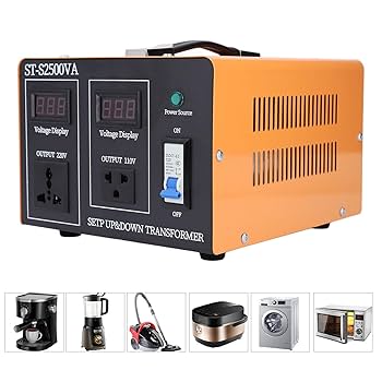 電圧変換器 110V➡️220V 2000VA Amazon.co.jp: KLD 2000VA 変圧器 100V 220V アップトランス