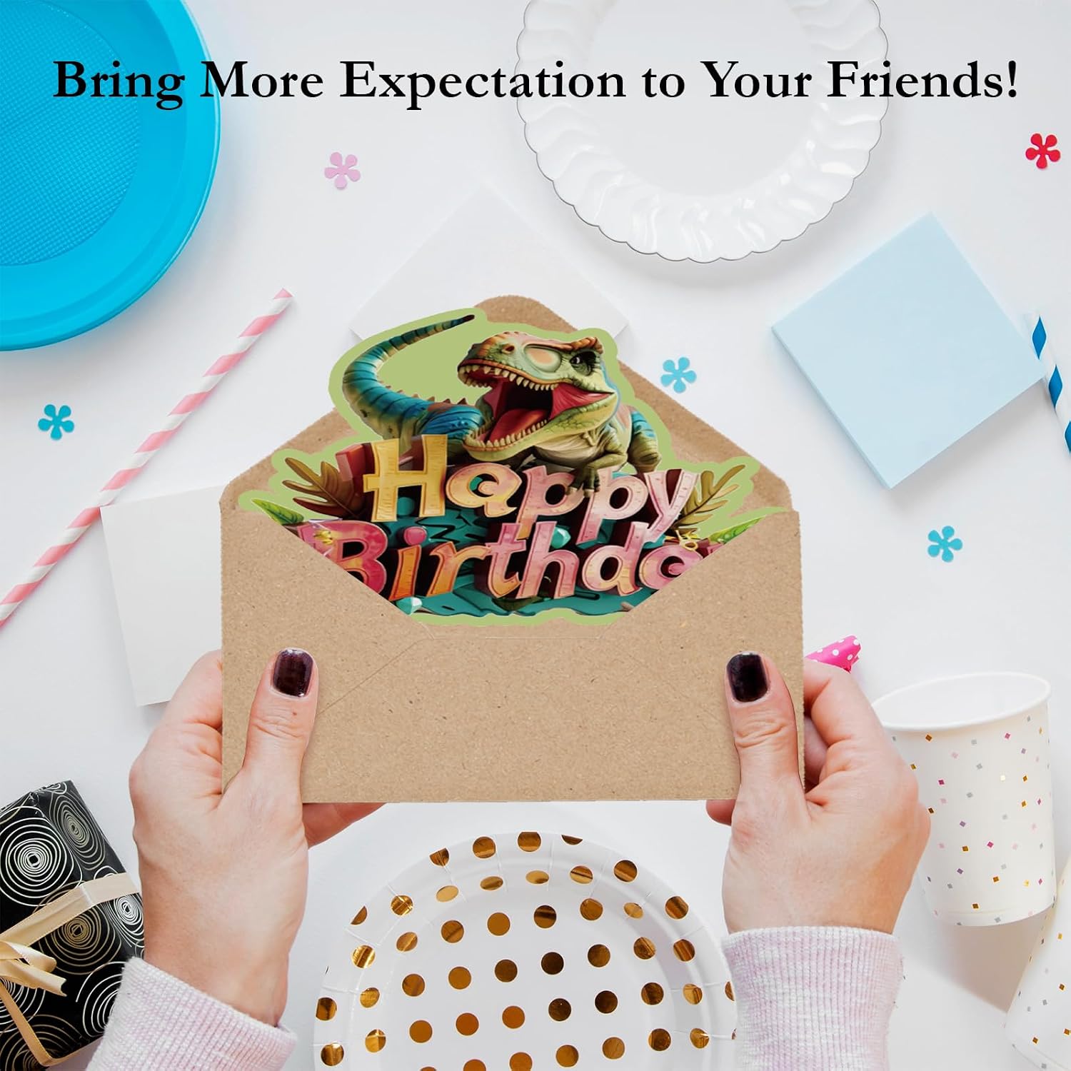 Dinosaur Birthday Invitations for Boys Party Invites with Envelopes 20pcs | 4X6in Dinosaur Theme Double-Sided Birthday Party Invitations for Boys Girls Party Supplies for Kids Easy to Write