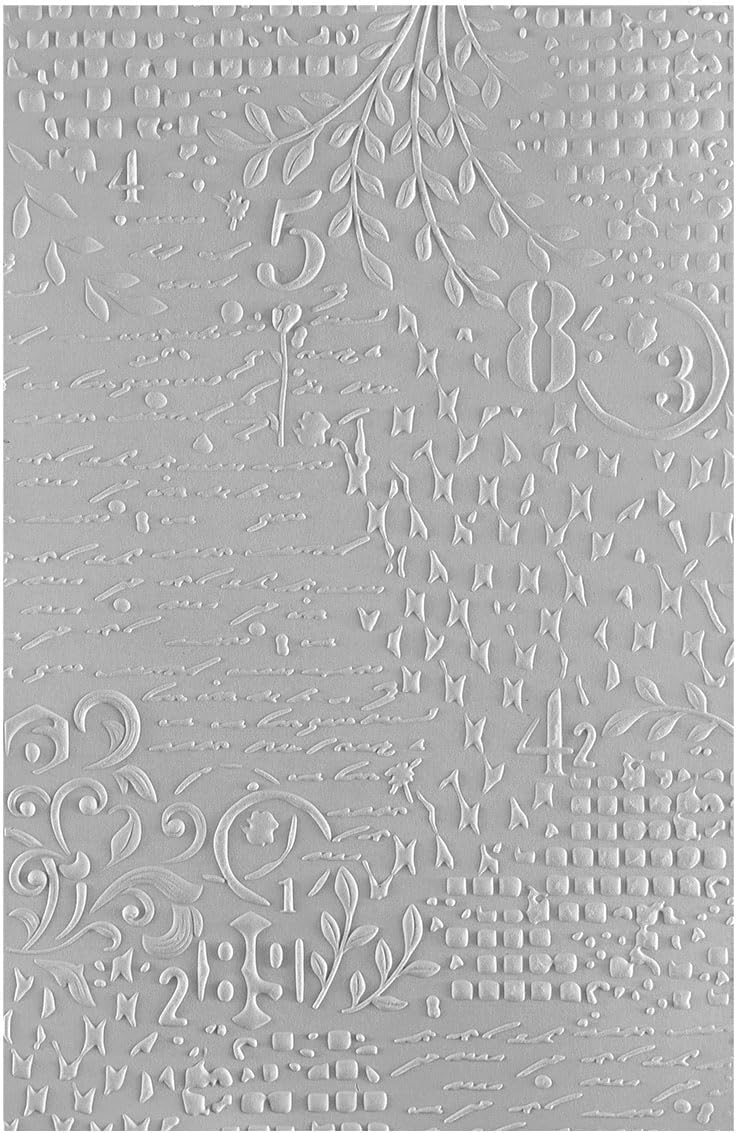 Spellbinders Distress Mix 3D Embossing Folder, Clear