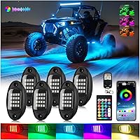Vista 15 de 1 Cápsula de Repuesto para Cápsula Dañada para Luces de Roca LED RGB Segmentadas de 12v Luz Inferior Multicolor Impermeable de Neón para Jeep
