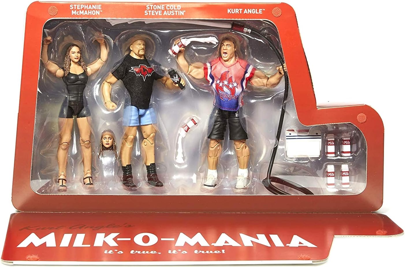 WWE Epic Moments Milk-O-Mania Action Figure Pack