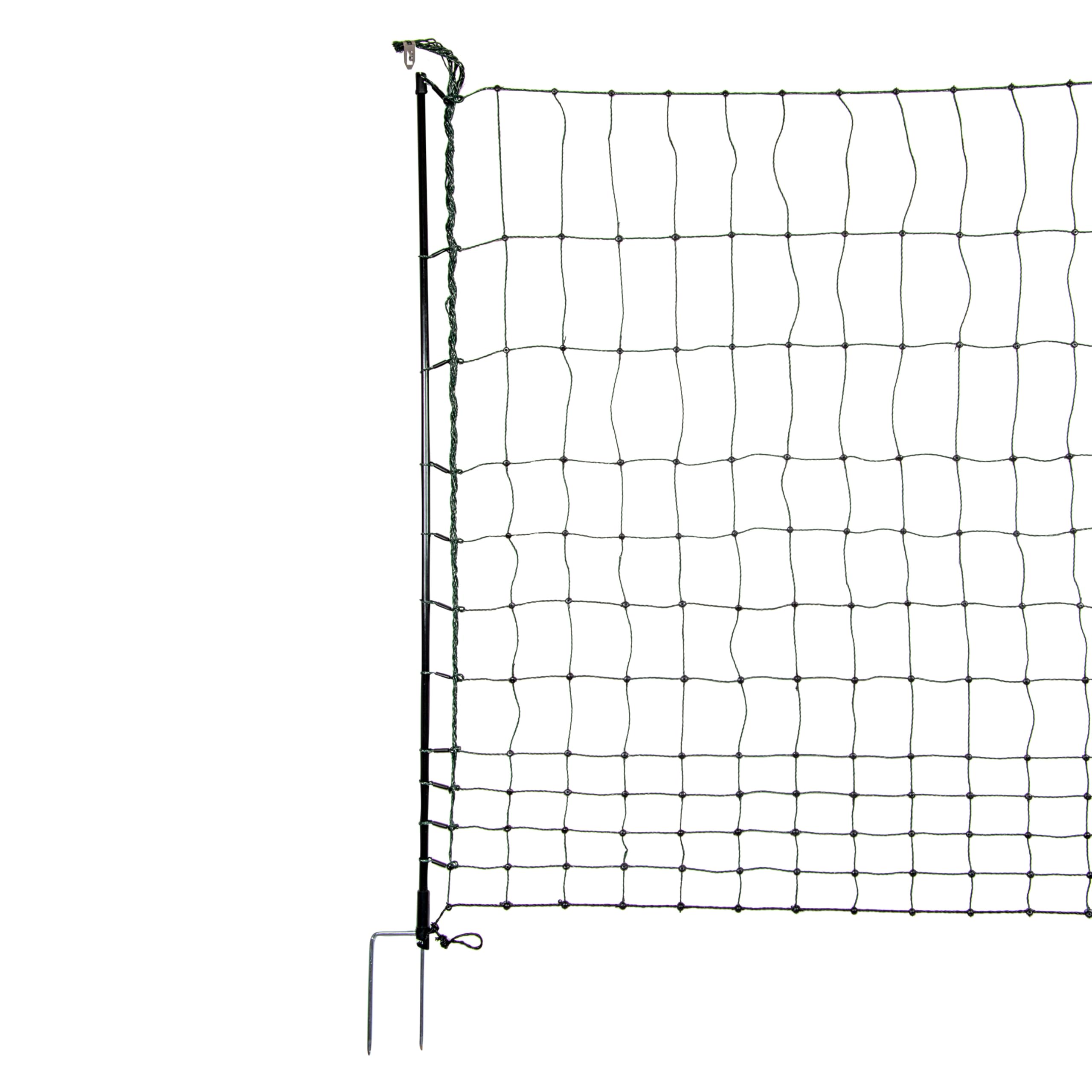 horizont strongLine 25 m długości, 120 cm wysokości - 9 kołków z włókna szklanego - elektryczne, ogrodzenie dla psów kempingowe