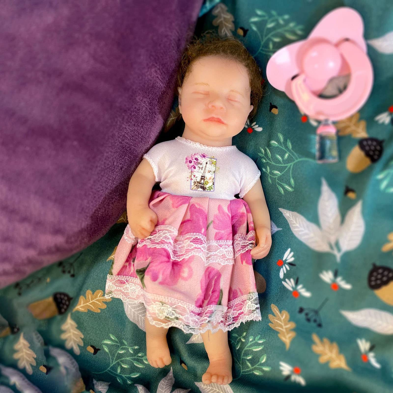 Amazon.co.jp: 6インチ女の子ミニリボーン赤ちゃん人形 15cm 早産フル
