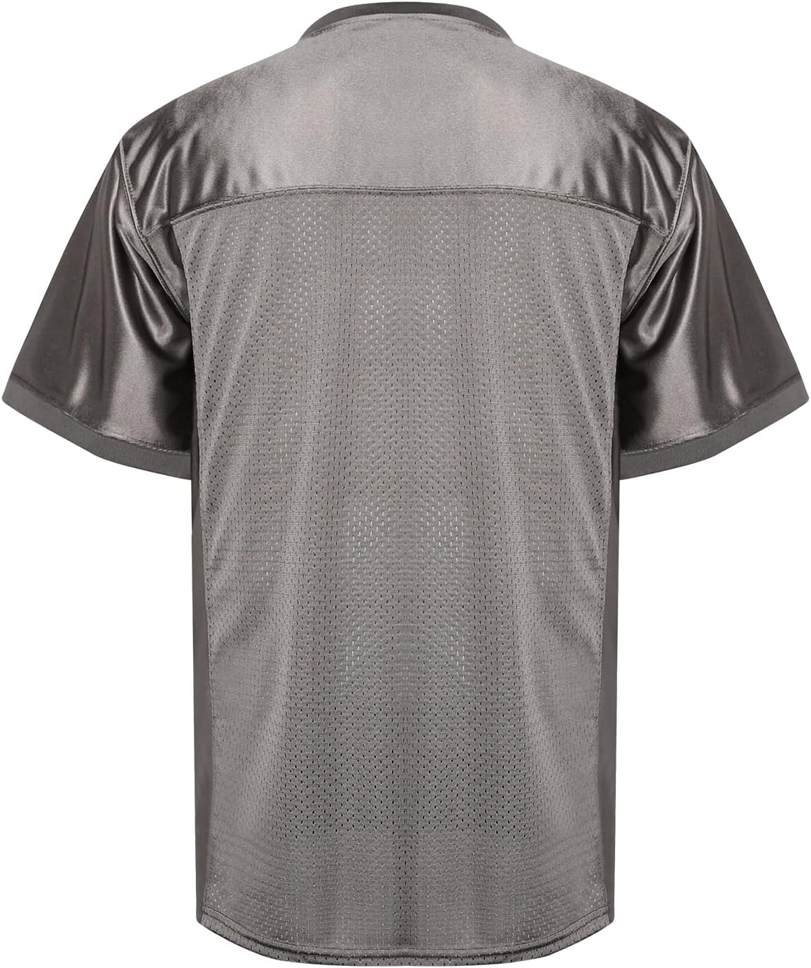 MESOSPERO Blank Football Jersey Plain Sports T-Shirt Pullover Football Clothing Hip Hop Jersey for Party - Image 3