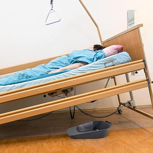 Vista 11 de Vakly Fractura - Sartén de plástico portátil fácil de limpiar – Orinal femenino con mango integrado para una colocación y extracción más fácil