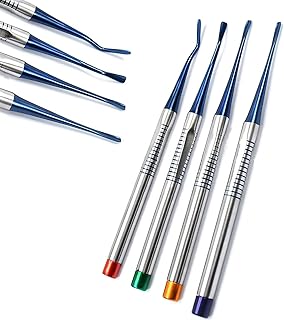 AAProTools Dental Elevator PDL Titanium Coated Set of 4 Pcs DN-2179