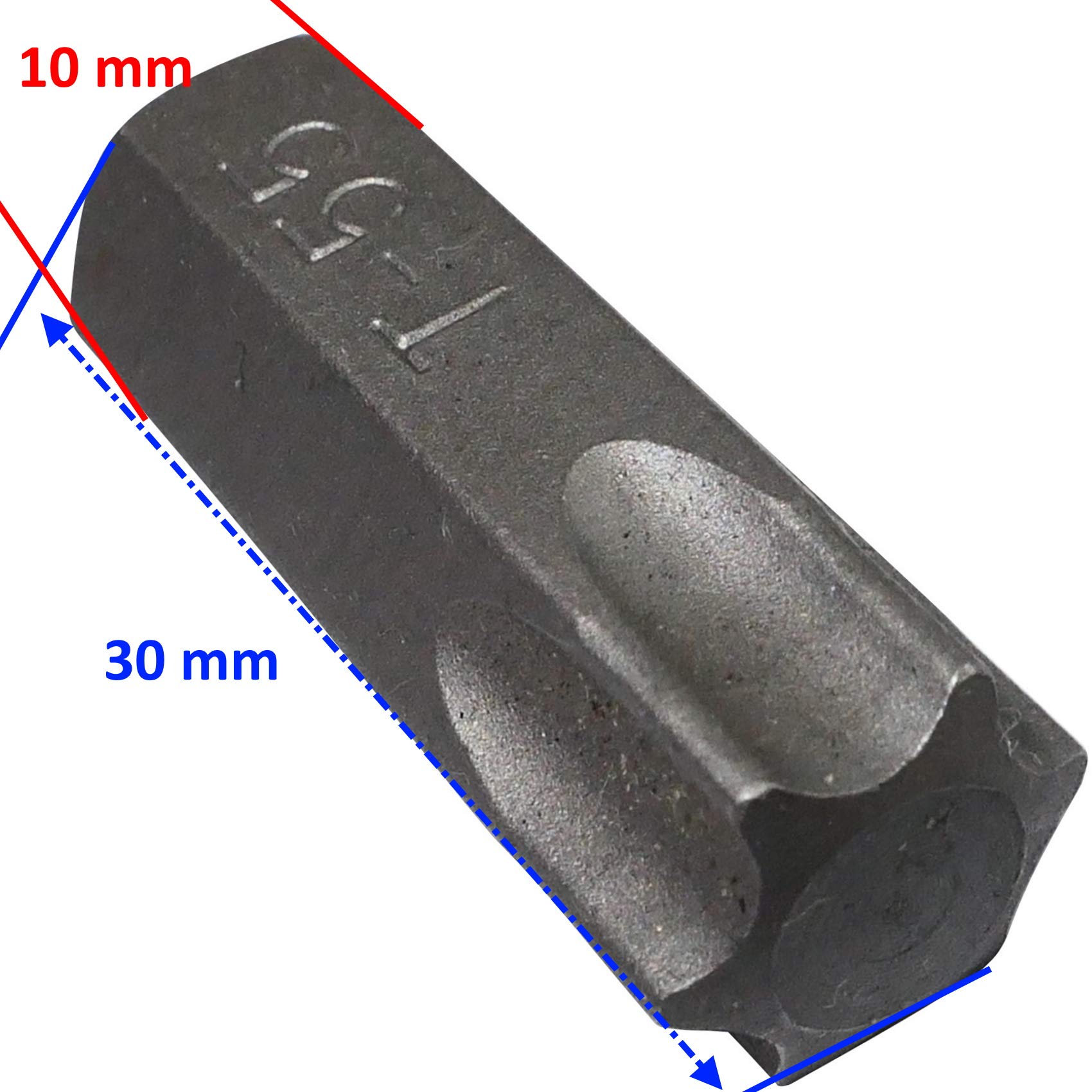 AERZETIX - Embout de Vissage 3/8" - T55-30mm - pour Douille 10mm