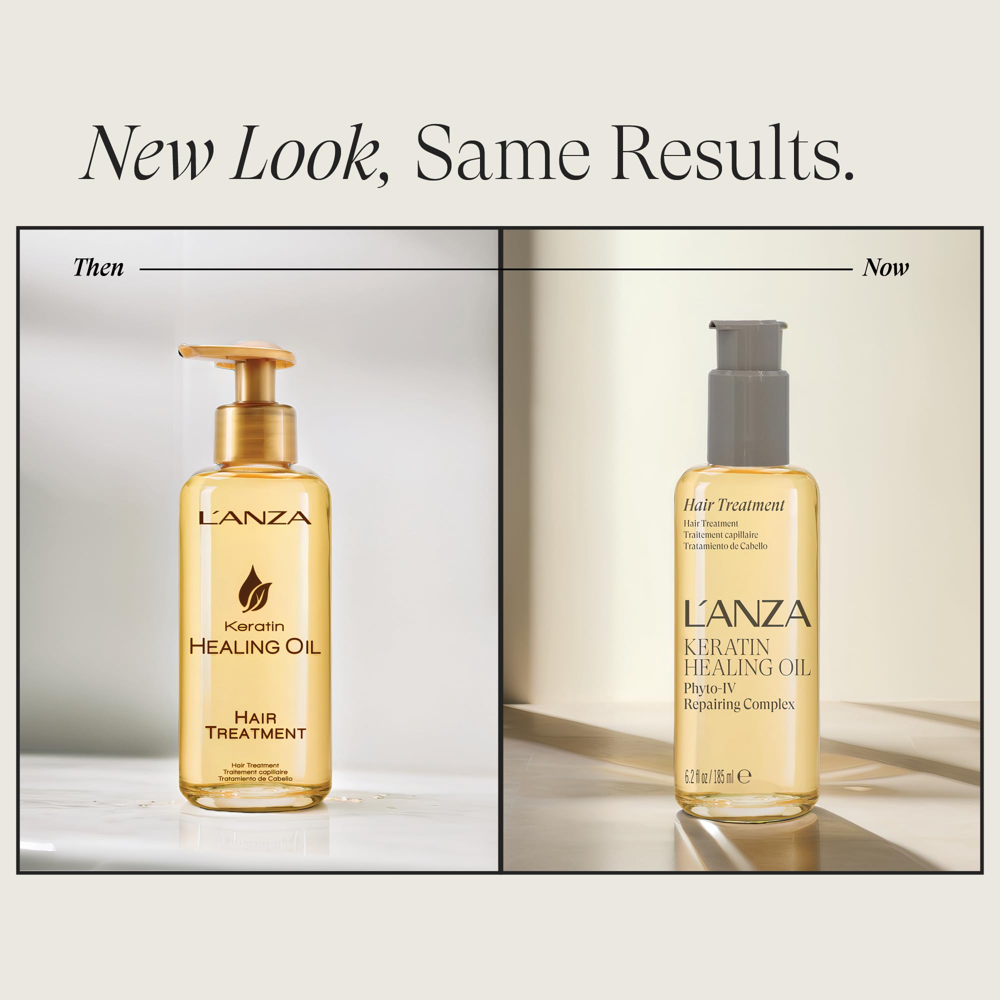 L'ANZA Keratin Heilöl Haarbehandlung (180 ml), Regeneriert, Belebt & Nährt Trockenes, Geschädigtes Haar & Kopfhaut, mit Restaurativem Phyto IV-Komplex, Proteinen und Dreifachem UV-Schutz