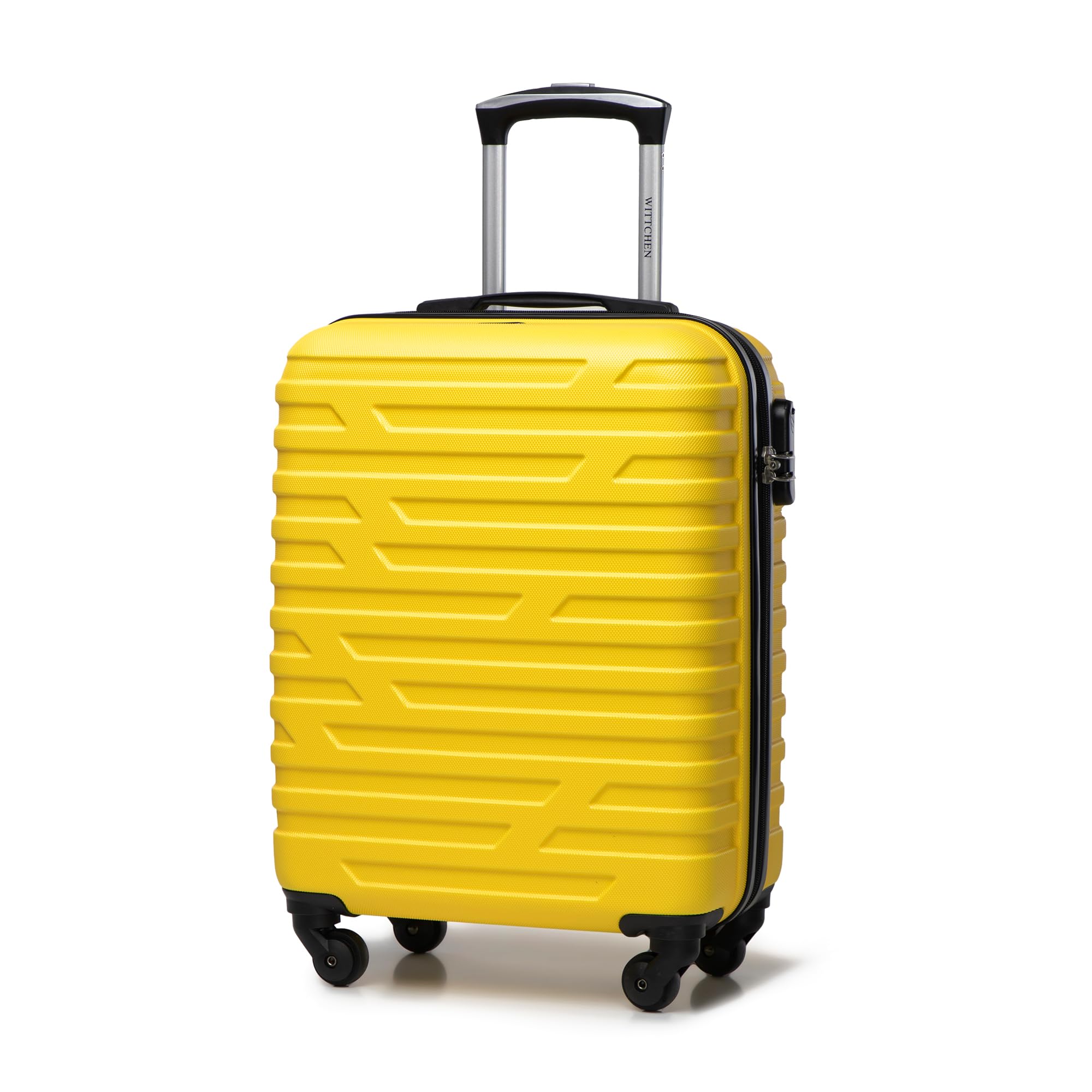 Valise cabine ABS WITTCHEN taille M jaune à 4 roues pivotantes - 7