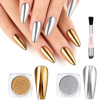 Beetles Gold Chrome Nail Powder