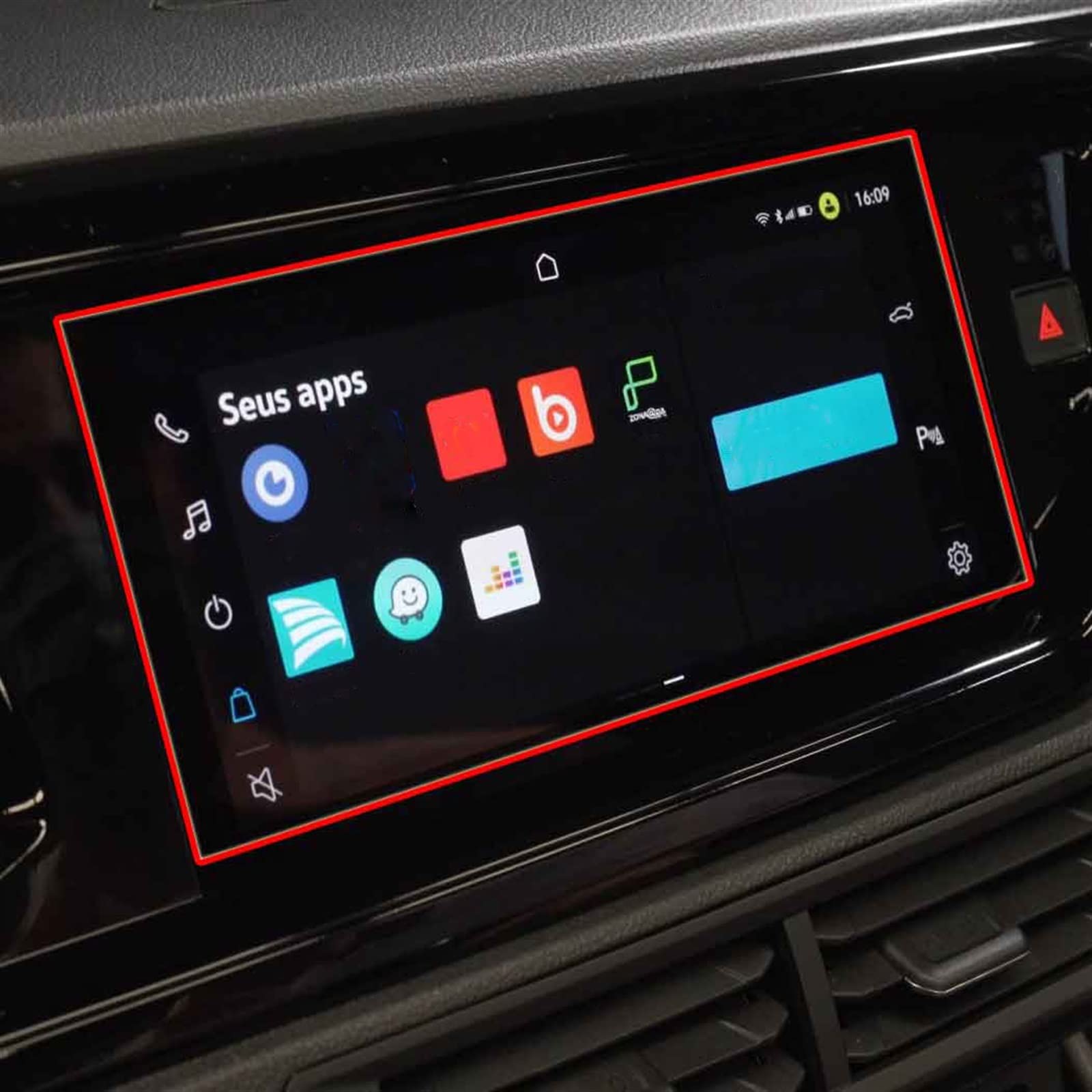 Évitez les fissures de l'autoradio GPS VW Nivus 2021 via ce verre 10.1