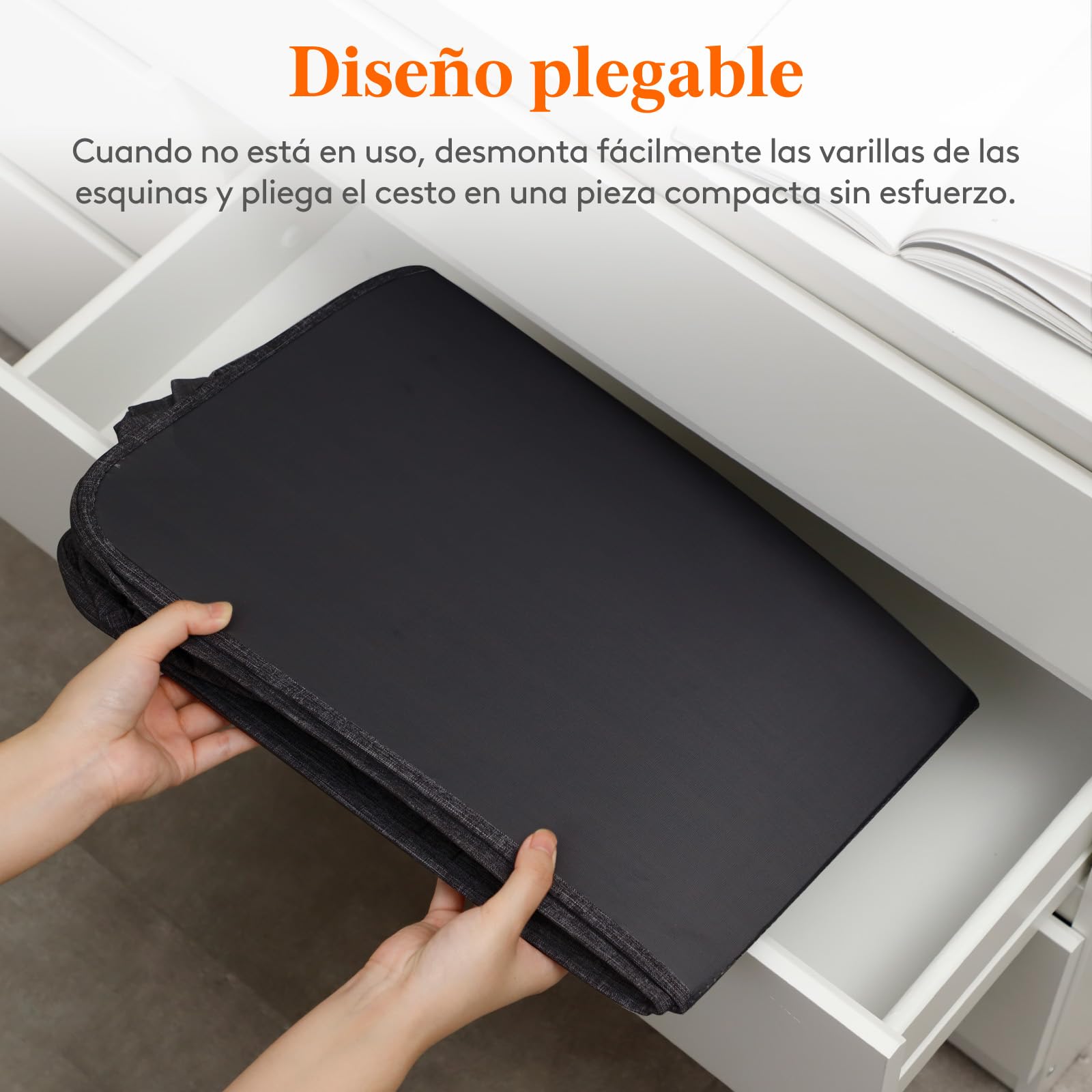 Lifewit 160L Cesto Ropa Sucia 3 compartimentos con Tapa, Grande Cubo Ropa Sucia con 3 Bolsas Para Colada Extraíbles, Cesto Ropa Sucia con Asas para Dormitorio Baño Lavanderia, Gris Oscuro