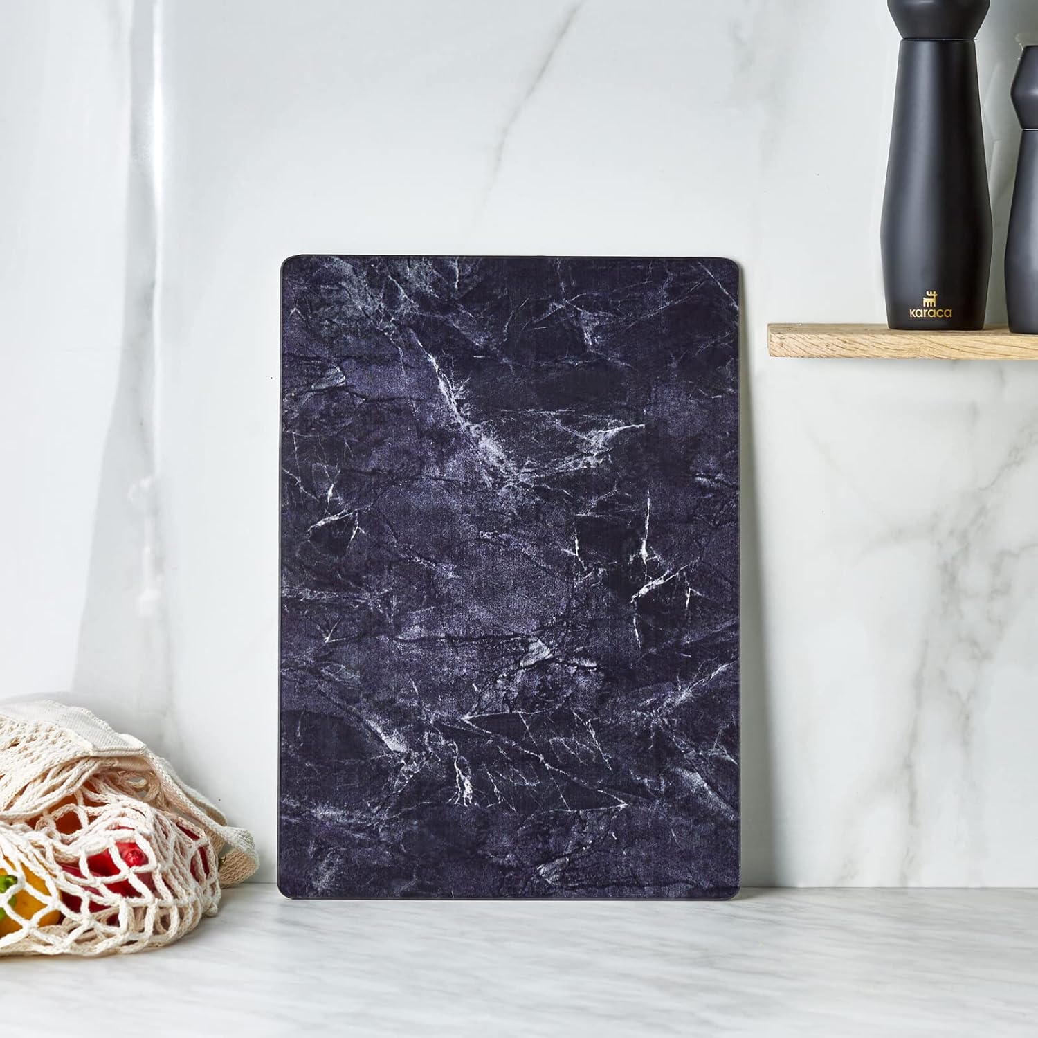 Karaca Ayaz Cam Kesme Tahtasi, Siyah