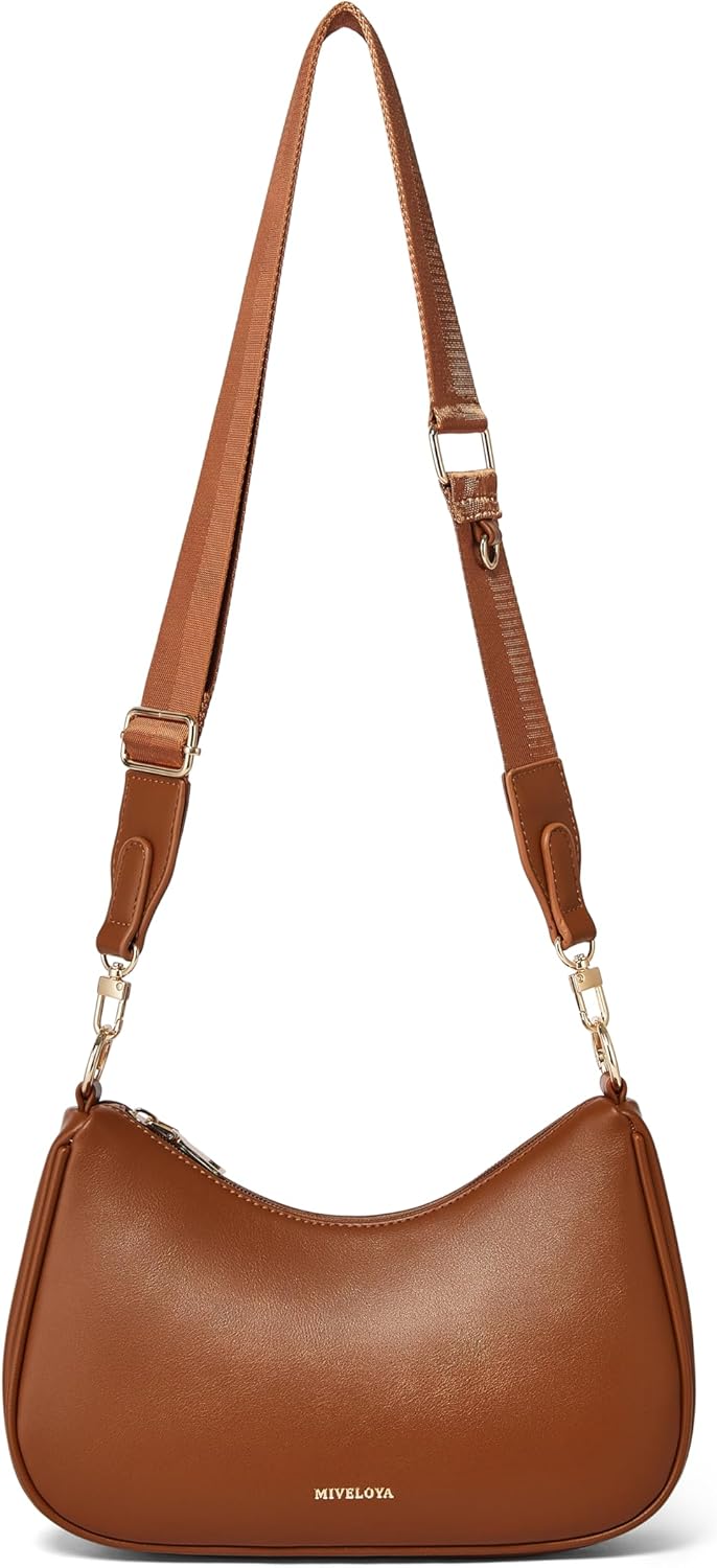 Anti-Theft Shoulder Bag for Women | RFID Crossbody Purse | Lightweight Crescent Hobo Handbag for Travel & Daily Use