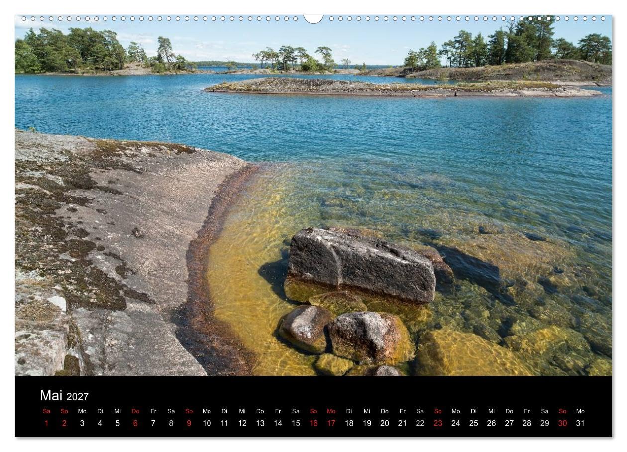 CALVENDO - Schweden im Wechsel der Jahreszeiten (Wandkalender 2027 DIN A2 quer), Monatskalender: Wunderschöne Stimmungen und Landschaften aus Schweden