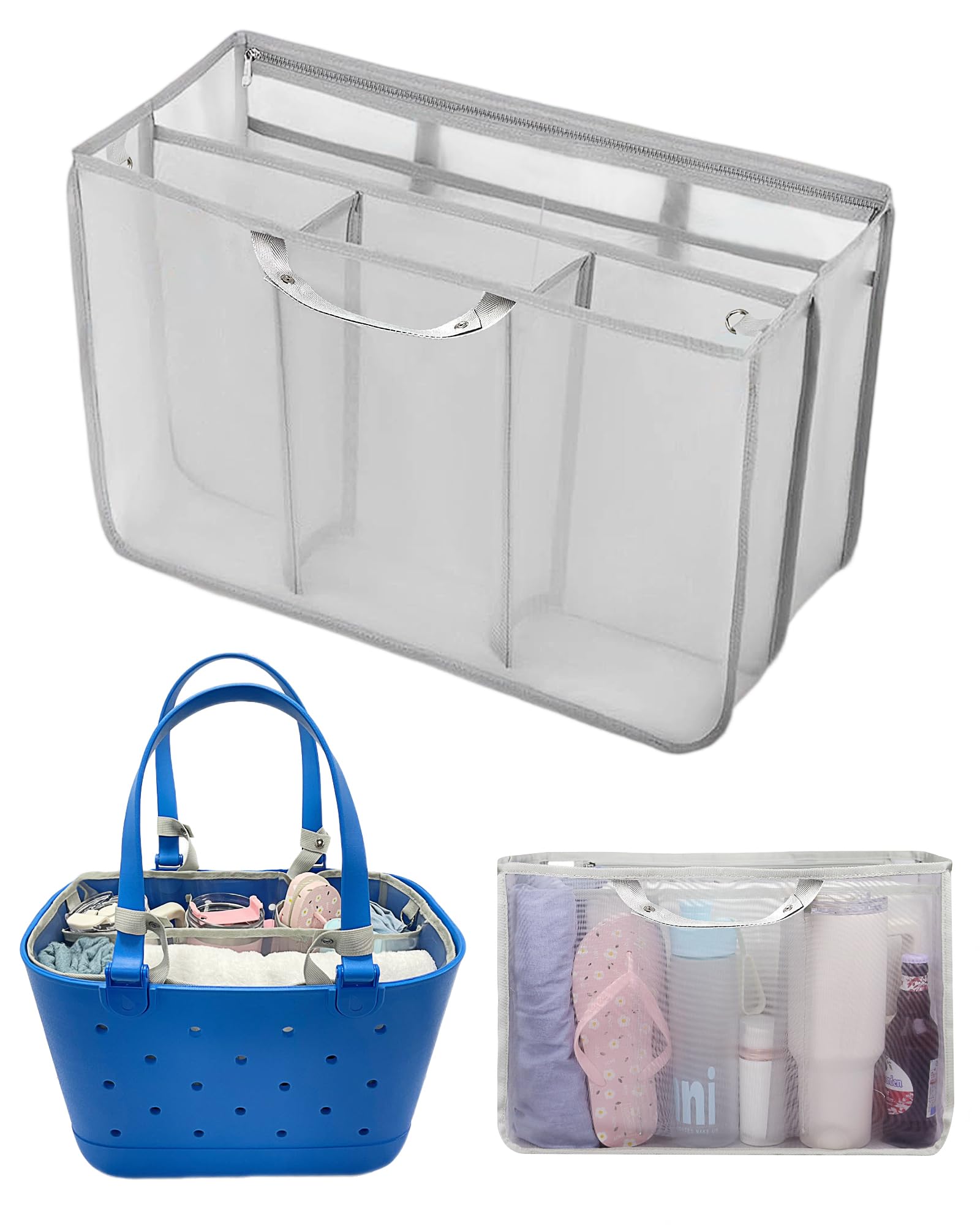 Inserts de rangement pour sac de plage pour ne plus perdre vos clés