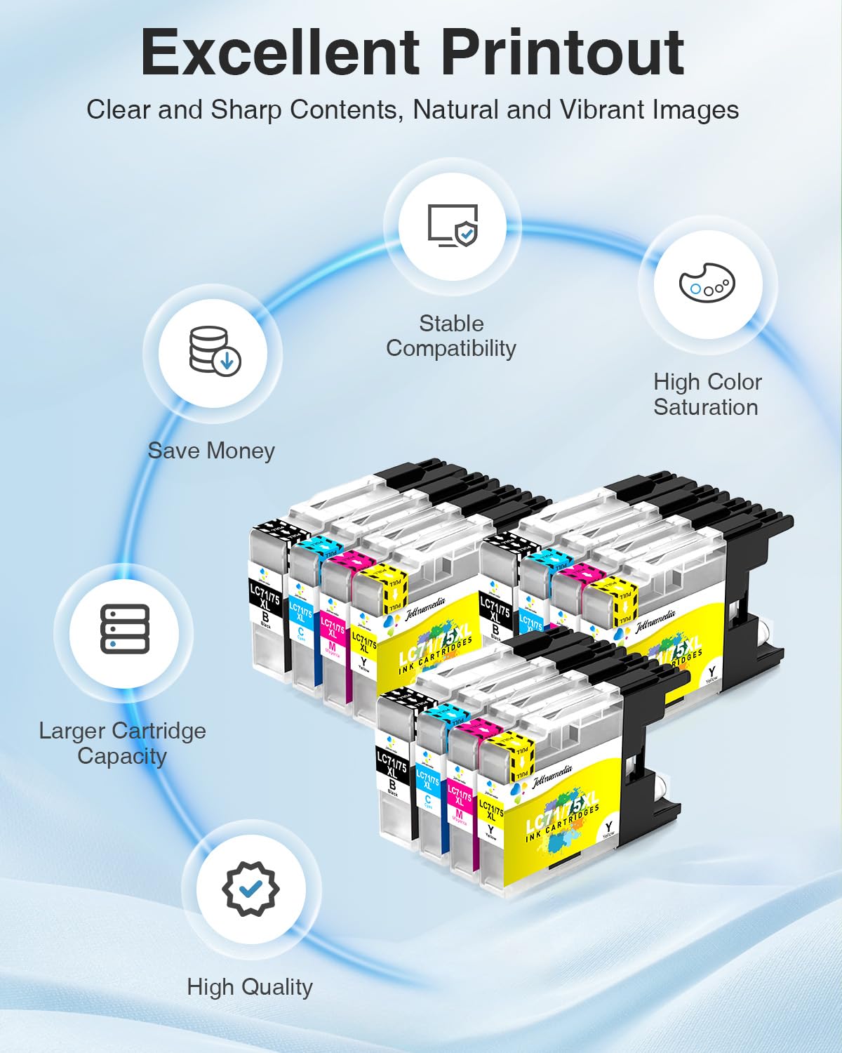 Amazon.com: 12-Pack LC75XL LC79XL LC71XL Ink Cartridges