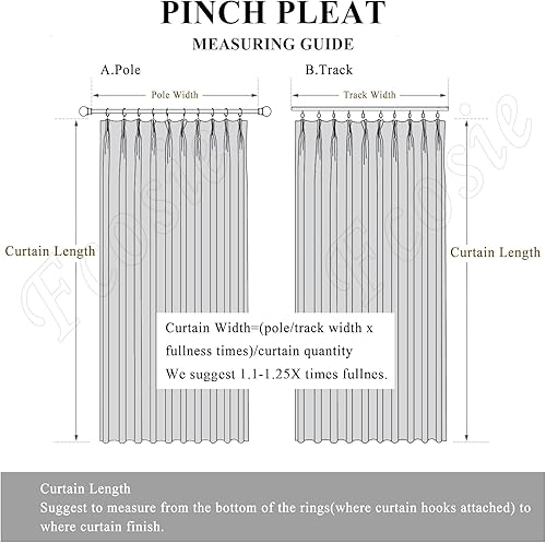 Miniatura 6 de Fcosie Cortinas de lino extralargas de 108 pulgadas de largo plisadas filtrantes de luz cortinas de ventana paneles para puerta corrediza puerta de