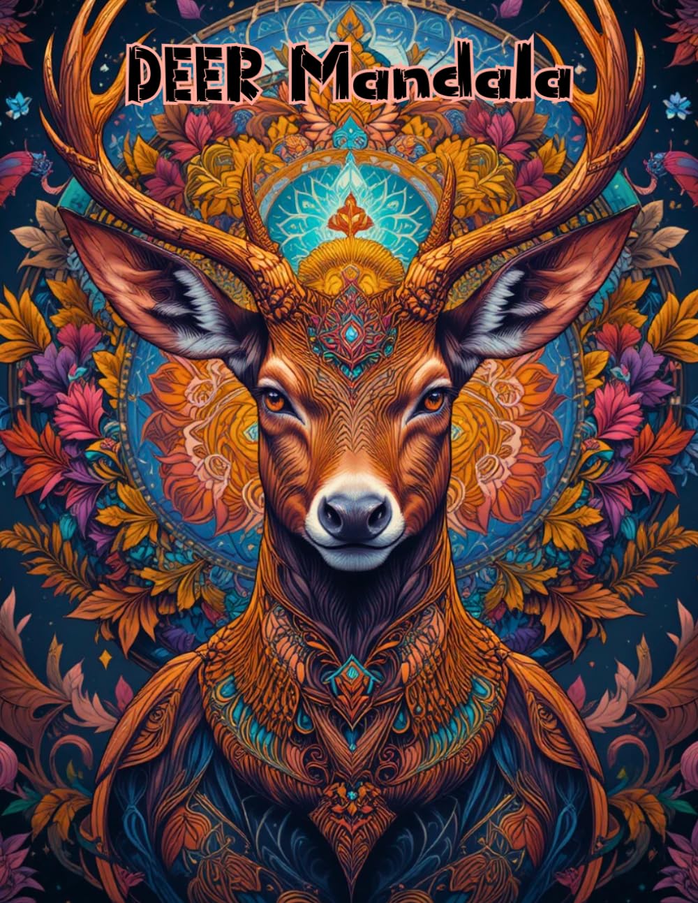 The Ultimate Deer Mandala Adult Coloring Book: Gorgeous, Complex Designs for Nature Lovers.